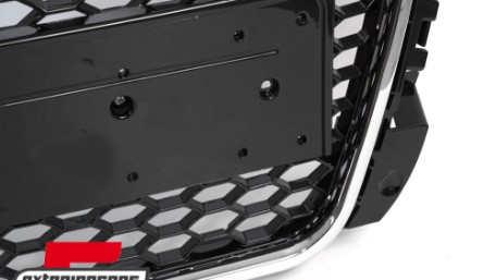 Prednja maska RS3 dizajn (PDC) (piano crna/chrome) / Audi A3 8P Facelift (2007-2012), GRAU94