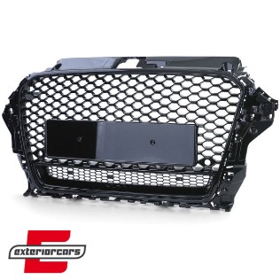 Prednja maska RS3 dizajn (piano crna) / Audi A3 8V (2012-2016), 41289