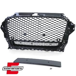 Prednja maska RS3 dizajn (piano crna) / Audi A3 8V (2012-2016), 41289