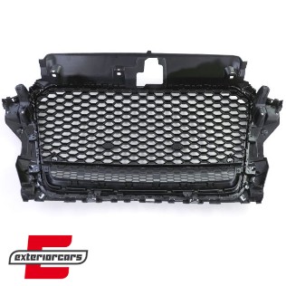Prednja maska RS3 dizajn (piano crna) / Audi A3 8V (2012-2016), 41289