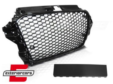 Prednja maska RS3 dizajn (piano crna) / Audi A3 8V (2012-2016), GRAU52