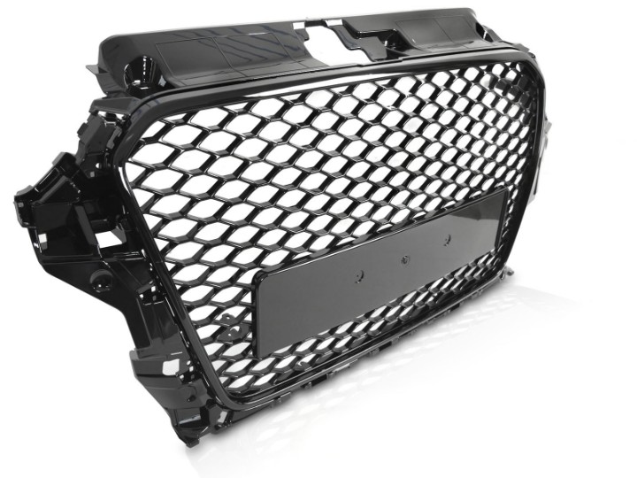 Prednja maska RS3 dizajn (piano crna) / Audi A3 8V (2012-2016), GRAUD6