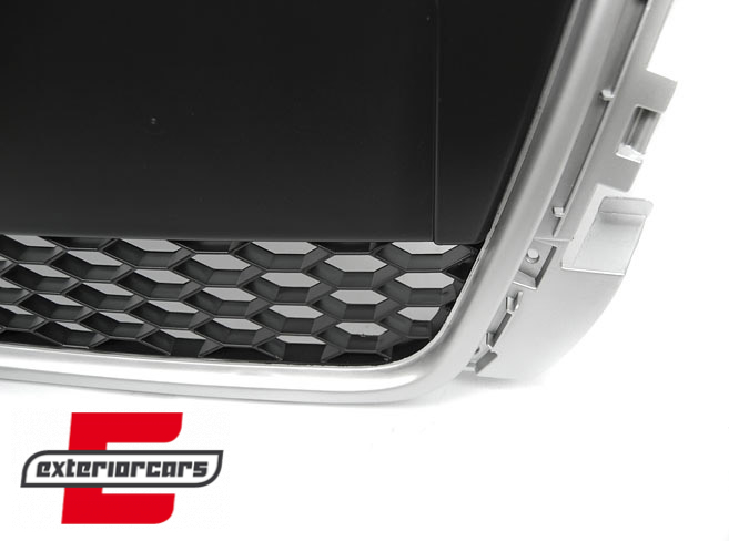 Prednja maska RS3 dizajn (srebrna/crna) / Audi A3 S3 8P Facelift (2007-2012), GRAU41