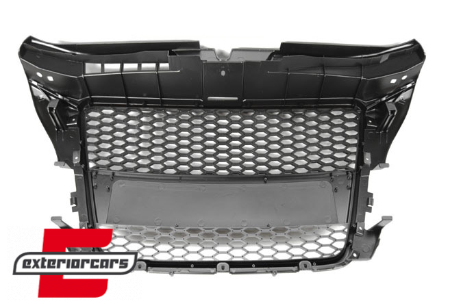 Prednja maska RS3 dizajn (srebrna/crna) / Audi A3 S3 8P Facelift (2007-2012), GRAU41