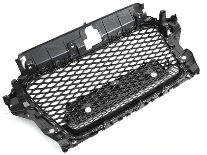 Prednja maska RS3 Quattro dizajn (piano crna/chrome) / Audi A3 8V (2012-2016), GRAUD7