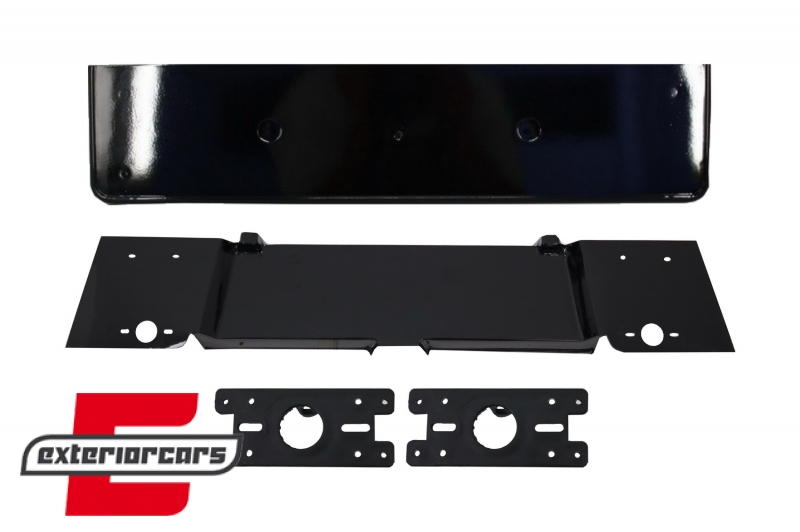 Prednja maska RS4 dizajn (chrome/piano crna) / Audi A4 S4 B8 Facelift (2012-2015), GRAU43