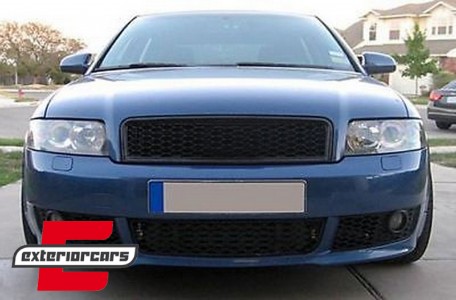 Prednja maska RS4 dizajn (mat crna) / Audi A4 B6 (2001-2004), GRAU30