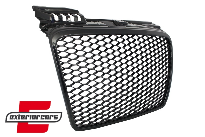 Prednja maska RS4 dizajn (piano crna) / Audi A4 B7 (2004-2008), GRAU51
