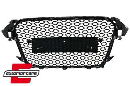 Prednja maska RS4 dizajn (piano crna) / Audi A4 S4 B8 Facelift (2012-2015), GRAU42