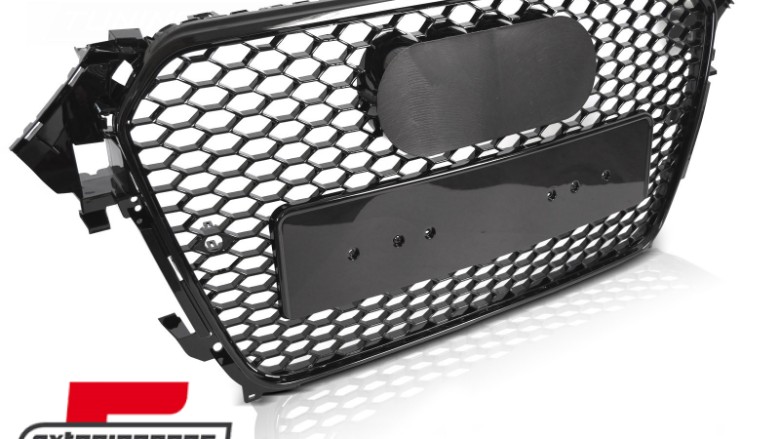 Prednja maska RS4 dizajn (piano crna) / Audi A4 S4 B8 Facelift (2012-2015), GRAU98