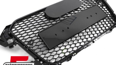 Prednja maska RS4 dizajn (piano crna) / Audi A4 S4 B8 Facelift (2012-2015), GRAU98