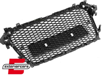 Prednja maska RS4 dizajn (piano crna) / Audi A4 S4 B8 Facelift (2012-2015), GRAU99
