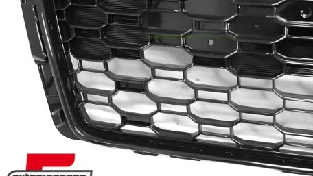 Prednja maska RS4 dizajn (piano crna) / Audi A4 S4 B9 8W (2016-2019) limuzina karavan, GRAU75