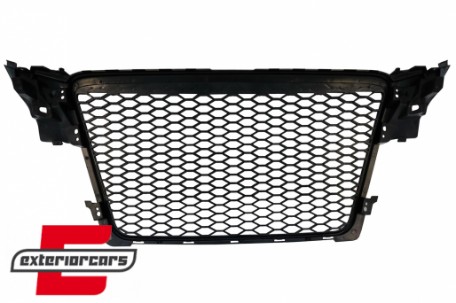 Prednja maska RS4 dizajn (srebrna) / Audi A4 S4 B8 (2008-2011), GRAU03