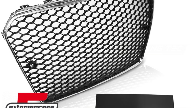 Prednja maska RS5 dizajn (chrome/crna) / Audi A5 8T Facelift (2012-2016), GRAU55