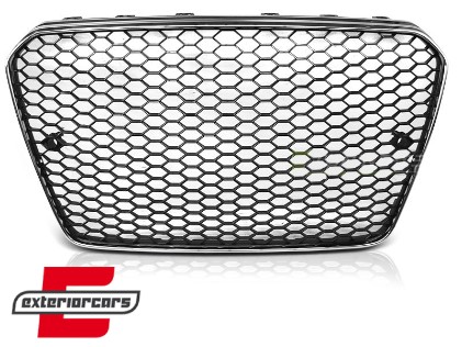 Prednja maska RS5 dizajn (chrome/crna) / Audi A5 8T Facelift (2012-2016), GRAU55