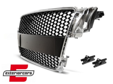 Prednja maska RS5 dizajn (chrome/crna) / Audi A5 S5 8T (2007-2011), GRAU11