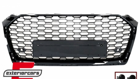 Prednja maska RS5 dizajn (piano crna) / Audi A5 F5 (2017-2019), 39553