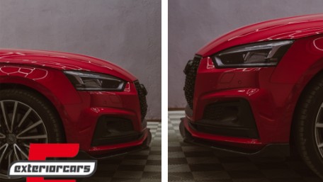 Prednja maska RS5 dizajn (piano crna) / Audi A5 F5 (2017-2019), 39553