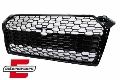 Prednja maska RS5 dizajn (piano crna) / Audi A5 F5 (2017-2019), GRAU77