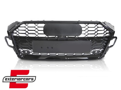 Prednja maska RS5 dizajn (piano crna) / Audi A5 F5 Facelift (2020-2024), GRAUB0