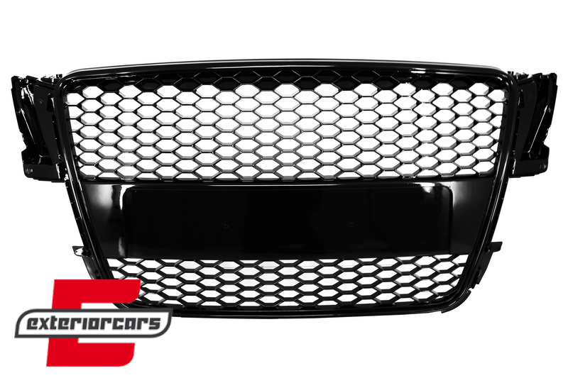 Prednja maska RS5 dizajn (piano crna) / Audi A5 S5 8T (2007-2011), GRAU50