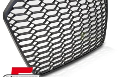 Prednja maska RS6 2020 dizajn (mat crna) / Audi A6 C7 4G (2011-2014), GRAU86