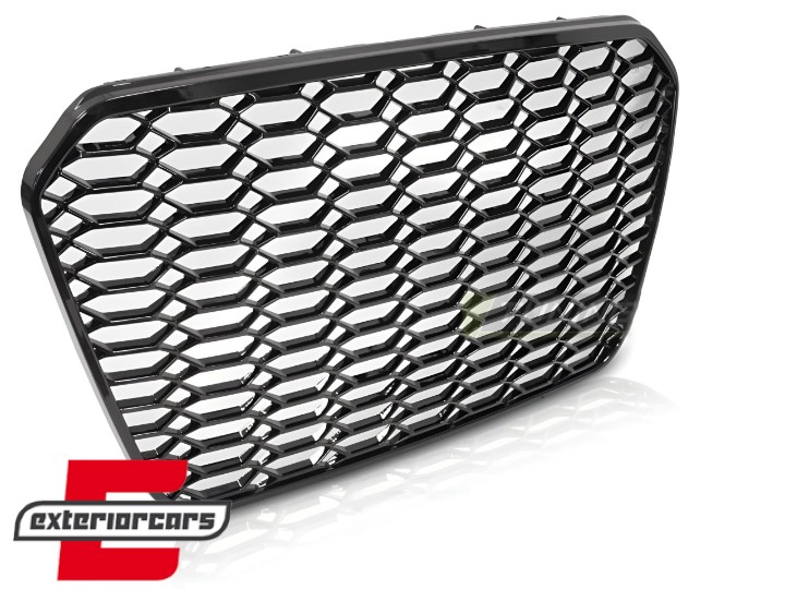 Prednja maska RS6 2020 dizajn (piano crna) / Audi A6 C7 4G (2011-2014), GRAU87