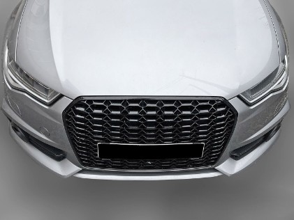 Prednja maska RS6 2020 dizajn (piano crna) / Audi A6 C7 4G Facelift (2015-2018), GRAU89