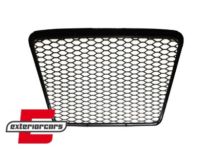 Prednja maska RS6 dizajn (mat crna) / Audi A6 4F 4F2 C6 (2004-2011), GRAU13