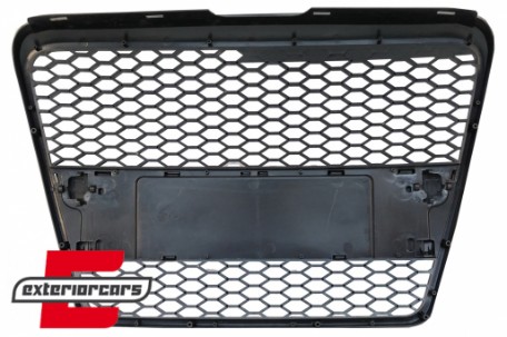 Prednja maska RS6 dizajn (mat srebrna) / Audi A6 4F 4F2 C6 (2004-2011), GRAU38