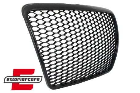 Prednja maska RS6 dizajn (piano crna) / Audi A6 4F 4F2 C6 (2004-2011), GRAU81