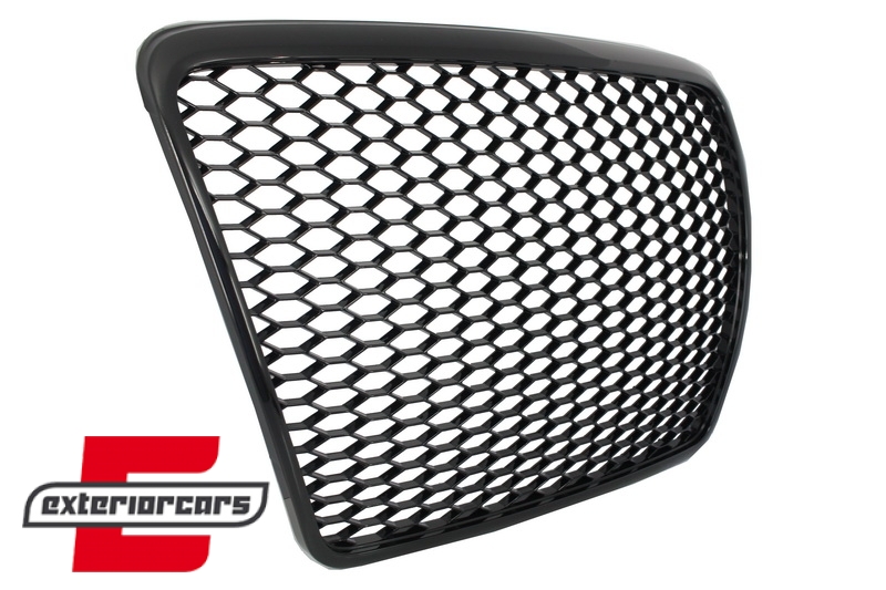 Prednja maska RS6 dizajn (piano crna) / Audi A6 4F 4F2 C6 (2004-2011), GRAU81