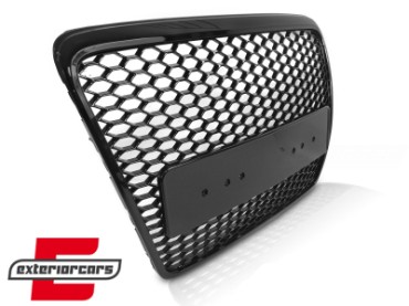 Prednja maska RS6 dizajn (piano crna) / Audi A6 4F 4F2 C6 (2004-2011), GRAUB3