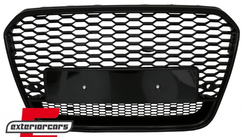 Prednja maska RS6 dizajn (piano crna) / Audi A6 C7 4G (2011-2014), FGAUA64GRSB