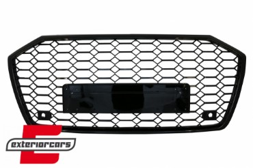 Prednja maska RS6 dizajn (piano crna) / Audi A6 C8 4K (2018-2022), 5311012JOE