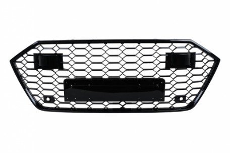 Prednja maska RS7 dizajn (piano crna) / Audi A7 C8 4K (2018-2022), FGAUA74KRSWHB
