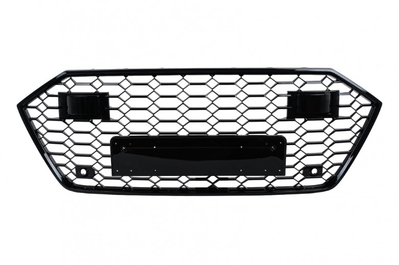 Prednja maska RS7 dizajn (piano crna) / Audi A7 C8 4K (2018-2022), FGAUA74KRSWHB
