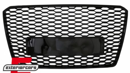 Prednja maska RS8 dizajn (piano crna) / Audi A8 D4 Facelift (2014-2017), FGAUA8D4B