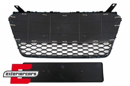 Prednja maska RS8 dizajn (piano crna/plava) / Audi R8 Facelift (2013-2015), FGAUR84S2B