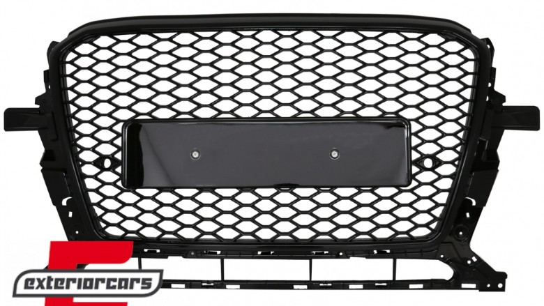 Prednja maska RSQ5 dizajn (piano crna) / Audi Q5 8R Facelift (2012-2015), 39554
