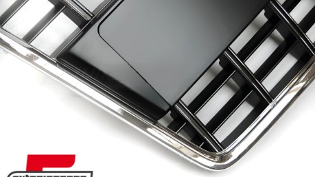 Prednja maska S3 dizajn (chrome/crna) / Audi A3 8P 8PA (2004-2007), GRAU59
