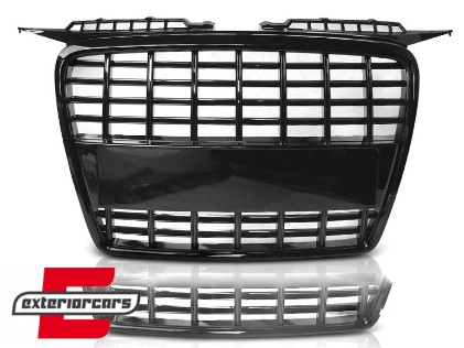 Prednja maska S3 dizajn (piano crna) / Audi A3 8P 8PA (2004-2007), GRAU58