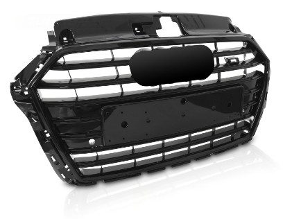 Prednja maska S3 dizajn (piano crna) / AUDI A3 8V Facelift (2016-2019), GRAUD9