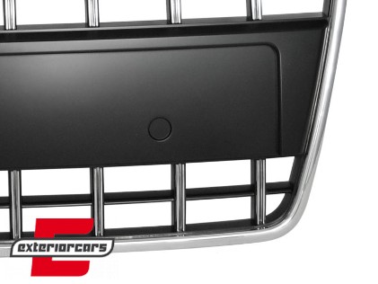 Prednja maska S4 look (chrome/crna) / Audi A4 B7 (2004-2008), GRAU69