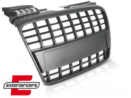 Prednja maska S4 look (mat crna) / Audi A4 B7 (2004-2008), GRAU70