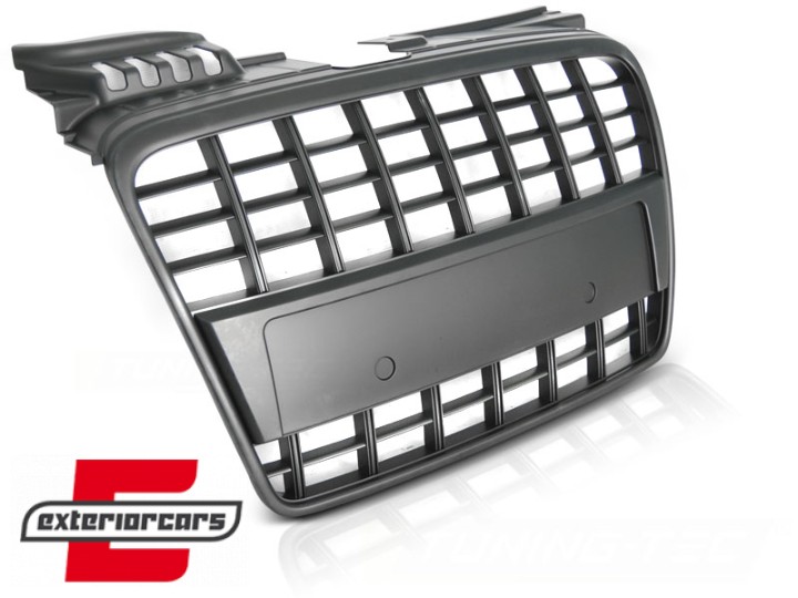 Prednja maska S4 look (mat crna) / Audi A4 B7 (2004-2008), GRAU70