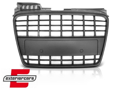 Prednja maska S4 look (mat crna) / Audi A4 B7 (2004-2008), GRAU70