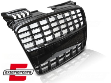 Prednja maska S4 look (piano crna) / Audi A4 B7 (2004-2008), GRAU68