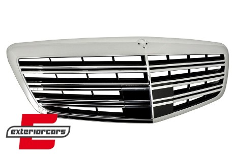 Prednja maska S63 AMG dizajn (chrome) / Mercedes S-klasa W221 Facelift (2010-2013), FGMBW221AMG